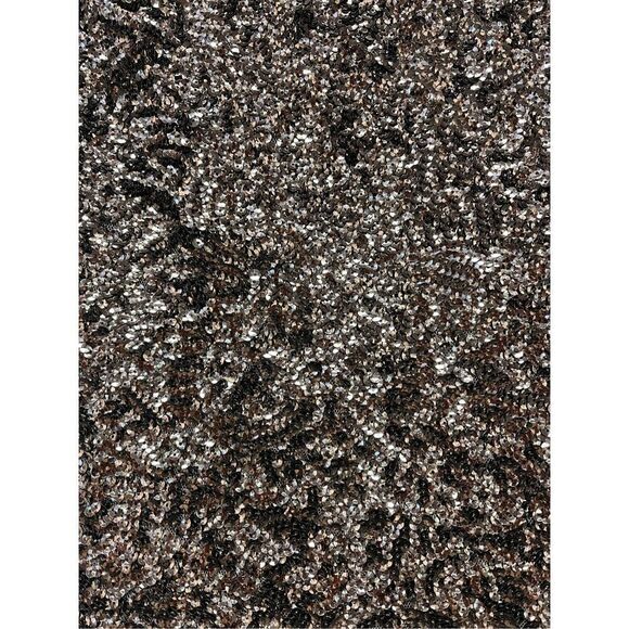 Alice + Olivia Gunmetal Sequin Keyhole Back Mini Part Dress sz 8 EUC - Picture 2 of 9